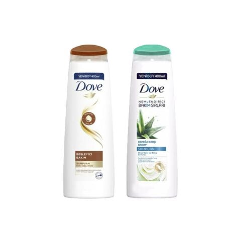 Dove Saç Bakım Şampuanı Besleyici Bakım ve Aloe Vera Kepek Karşıtı