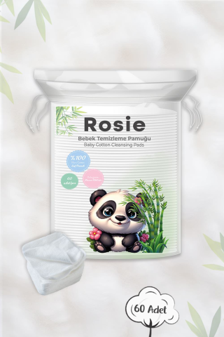 Green Clean 3'lü Bebek Bakım Seti 1 ve Bebek Pamuğu ROSIE