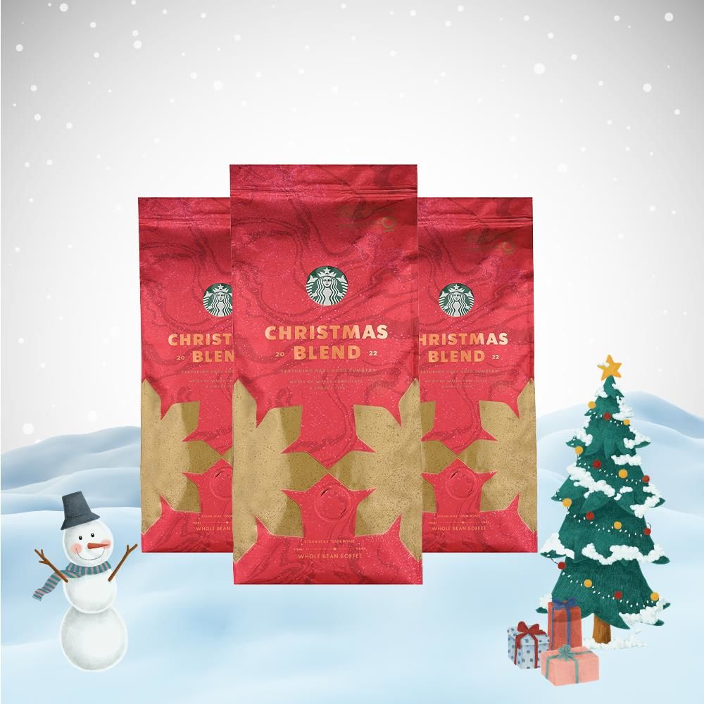 Starbucks Yılbaşı Paketi Christmas Blend Dark Roast 250 gr x 3