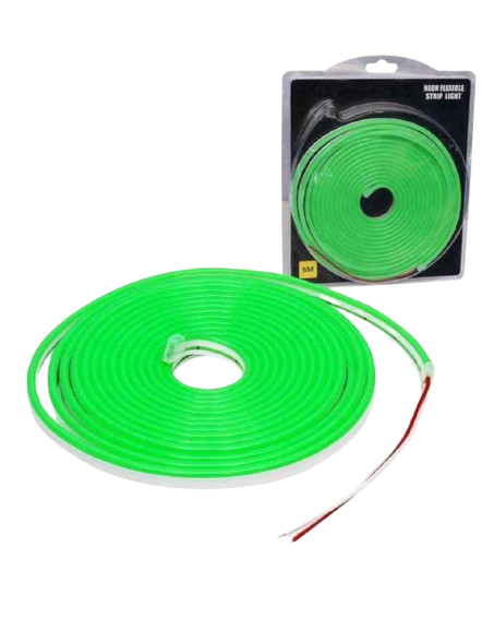 12V 6mm Hortum Neon Led (5mt yeşil)