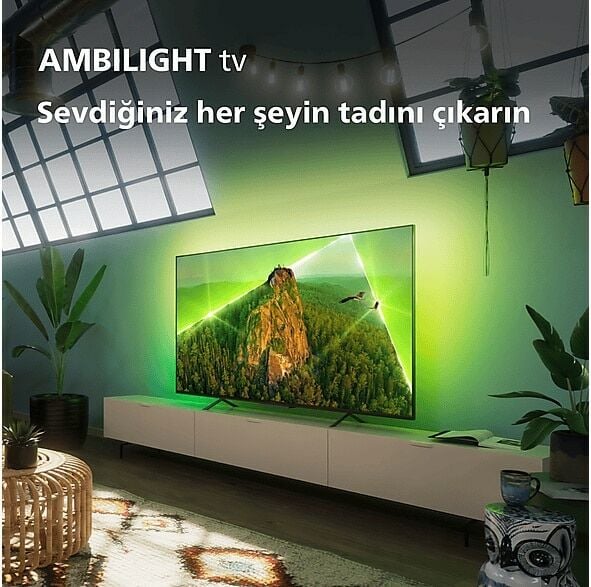 Philips 55PUS8108/62 55'' Uydu Alıcılı Smart 4K UHD Ambilight LED TV