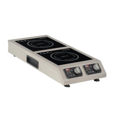 Omake IND21.I25 Cam Yüzeyli Dikey İndüksiyon Ocak, 2x1800 W, Elektrikli