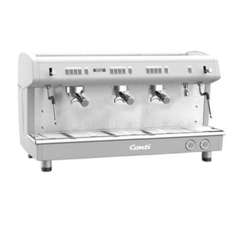 Conti Monaco X-ONE TCI TC Evo 3 Gruplu Tam Otomatik Espresso Kahve Makinesi, Beyaz