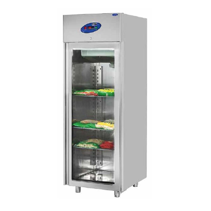 CSA CS-DBNK 700-M-C Dik Depo Tipi Buzdolabı Tek Kapılı Camlı, 700L