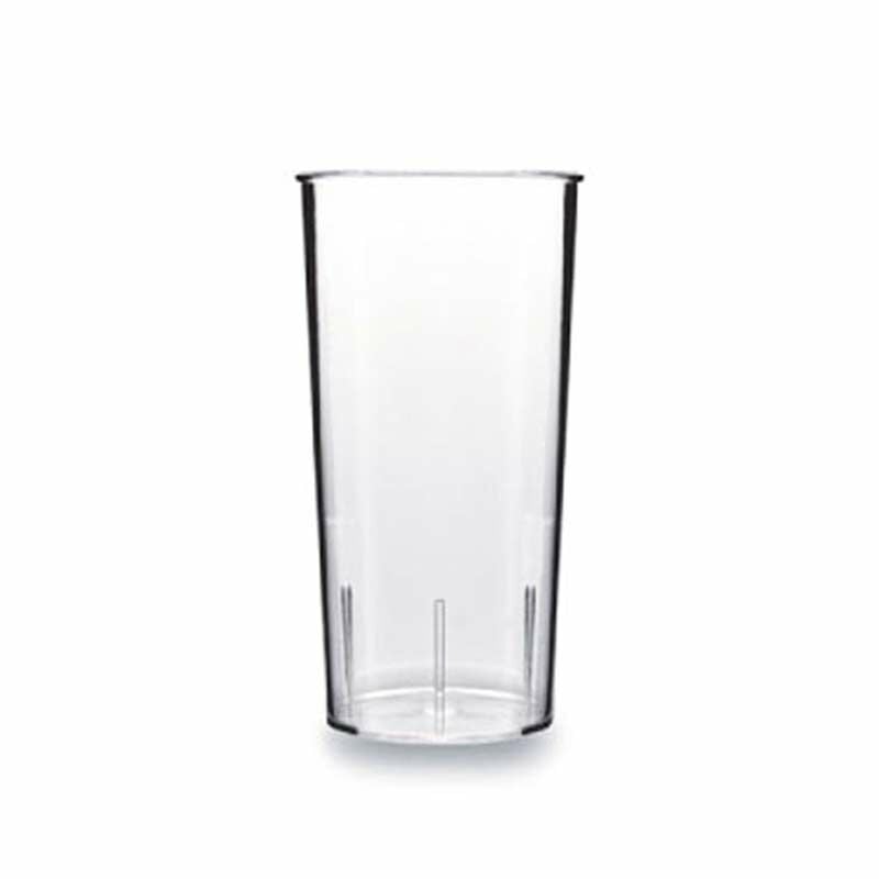 زجاج كوكتيل روبيكاب الفاخر من البولي كربونات ، 500 مل شفاف