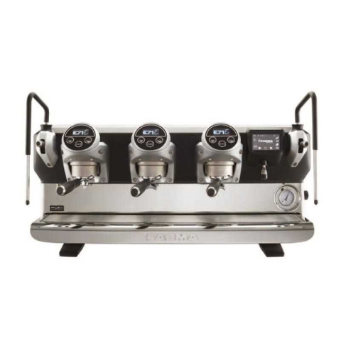 ماكينة قهوة إسبرسو من فايما E71 E أوتوماتيكية بالكامل بثلاث مجموعات فضية