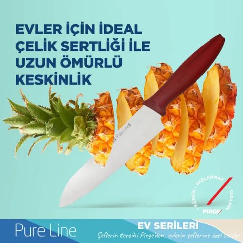 Pirge Pure Line Bıçak Seti 3'lü