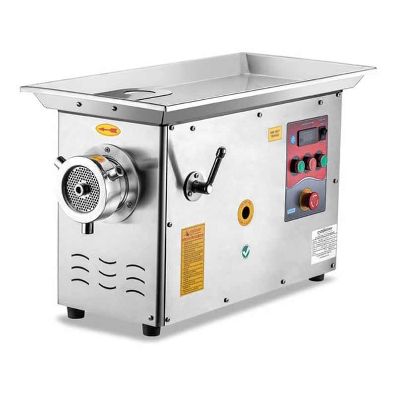Çağdaş Paslanmaz Soğutmalı Et Kıyma Makinesi No 32, Portatif Sifero Krom Çelik Kafa, 380 V, 750 Kg/Saat