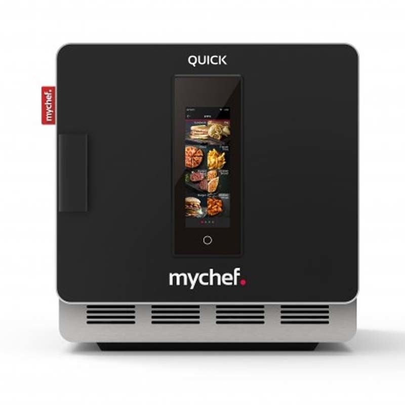 Mychef Quick 1T Katalizörlü Hızlı Pişirme Fırını, Siyah