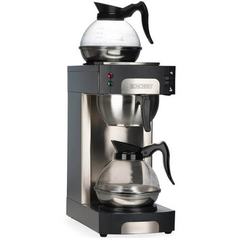 Konchero Twin Pot Filter Coffee Machine