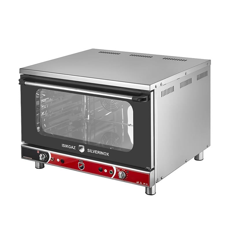 Silverinox PT-4B 4 Tepsi Kapasiteli Elektrikli Patiseri Fırın 40x60 Cm