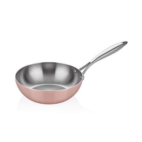 Altınbaşak A 103WK 28 Multi Metal Bakır İndüksiyon Wok Tava 28 cm