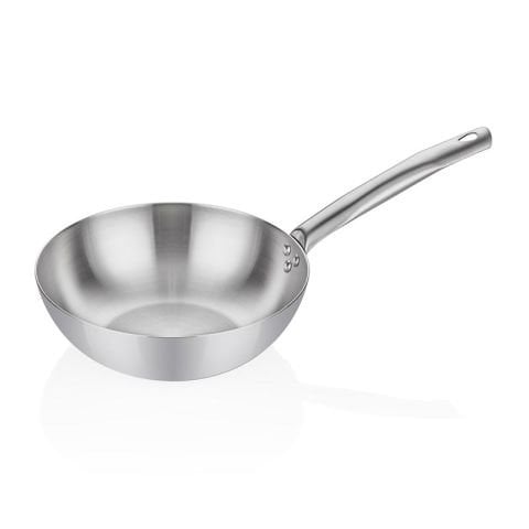 Altınbaşak A 104WK 24 Multi Metal İndüksiyon Çelik Wok Tava 24 cm