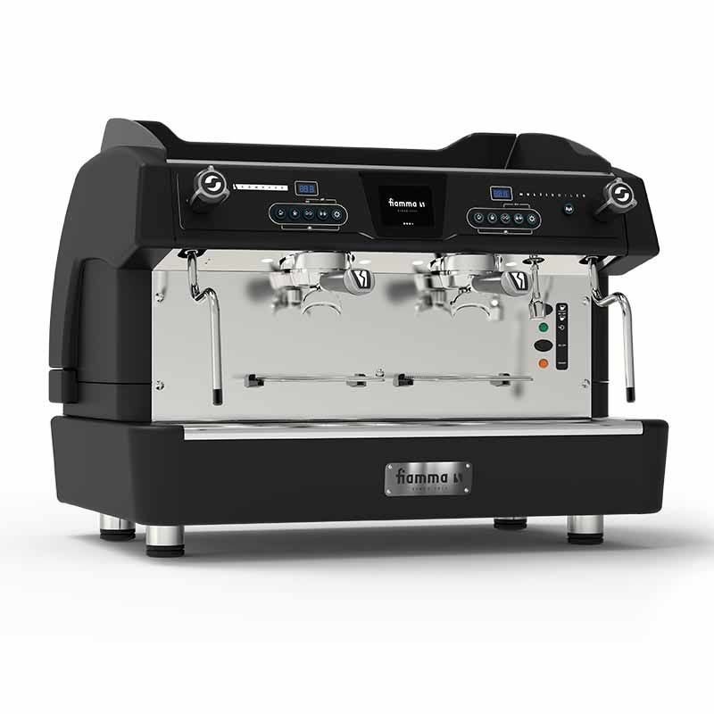 Fiamma Compass 2 MB Espresso Kahve Makinesi Tall Cup, 2 Gruplu, Siyah
