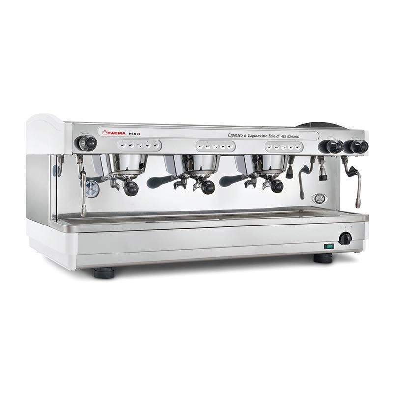Faema E98 UP A/3 Tam Otomatik Espresso Kahve Makinesi, 3 Gruplu, Beyaz