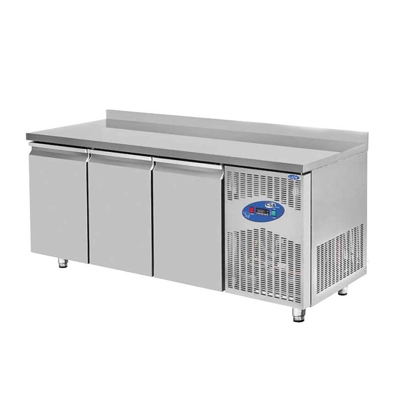 CSA 3 Kapılı Tezgah Tipi Buzdolabı, 400 L, 430 kalite 188x60 cm