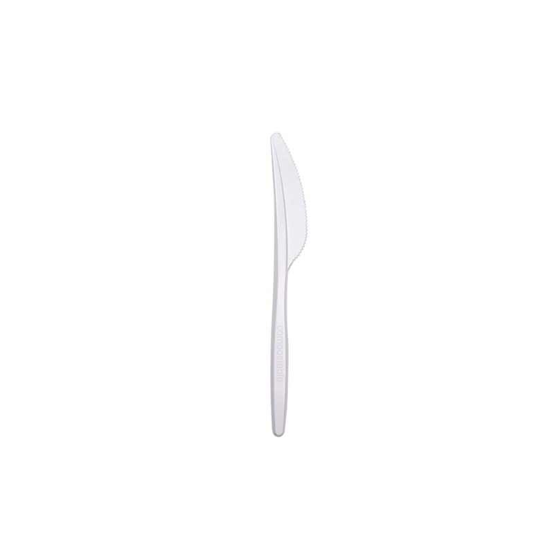 Rubikap Compostable Tek Kullanımlık Bıçak, 16 cm Naturel