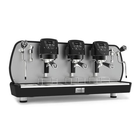 Fiamma Astrolab 3 Gruplu Tall Cup Espresso Kahve Makinesi, Siyah