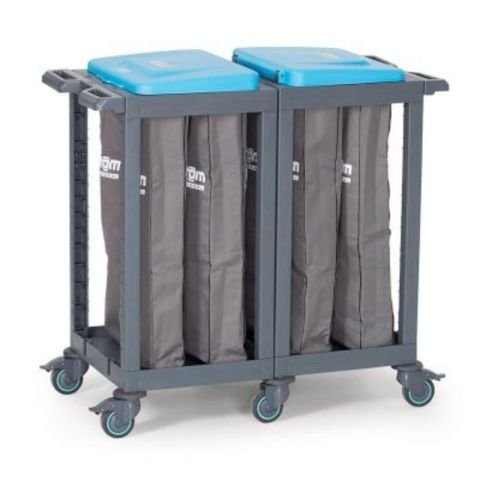 Phantom Procart 160 Waste Collection Trolley, 8 Compartments, 225 kg Capacity