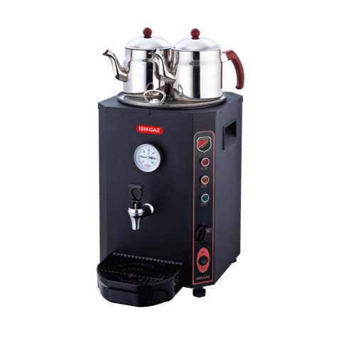 Silverinox Elit Çay Makinesi Siyah 13 LT
