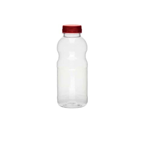 Rubikap Tek Kullanımlık Pet Şişe, 400 ml Şeffaf