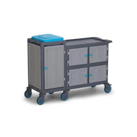 Phantom Procart 1272 Medical Trolley with 8 Drawers with Cabinet