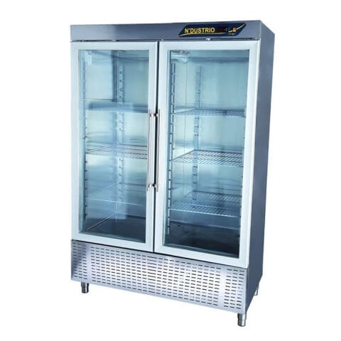 NDustrio 2 Cam Kapılı Dik Tip Snack Buzdolabı, CPS-202-GD