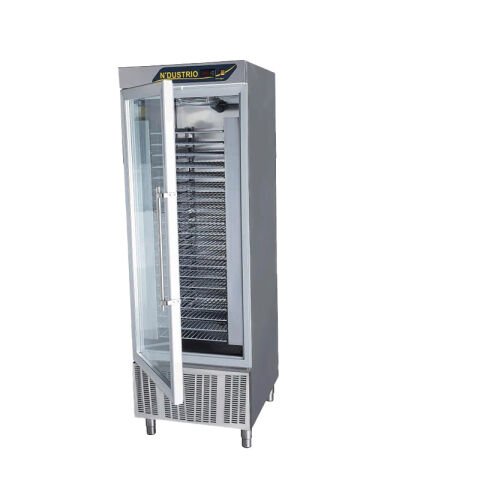 NDustrio Cam Kapılı Üstten Motorlu Dik Tip Gastronorm Buzdolabı, 20 Raflı CPG-101-UCGD20S