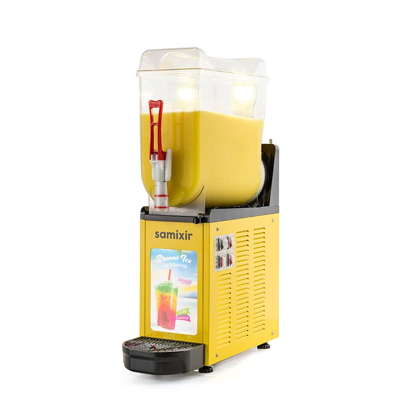 Samixir Allure Ice Slush Granita Soğuk Meyve Suyu Dispenseri, 12 L, Sarı