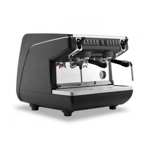 Nuova Simonelli Appia Life Compact Tall Cup Fully Automatic Espresso Coffee Machine 2 Group Black