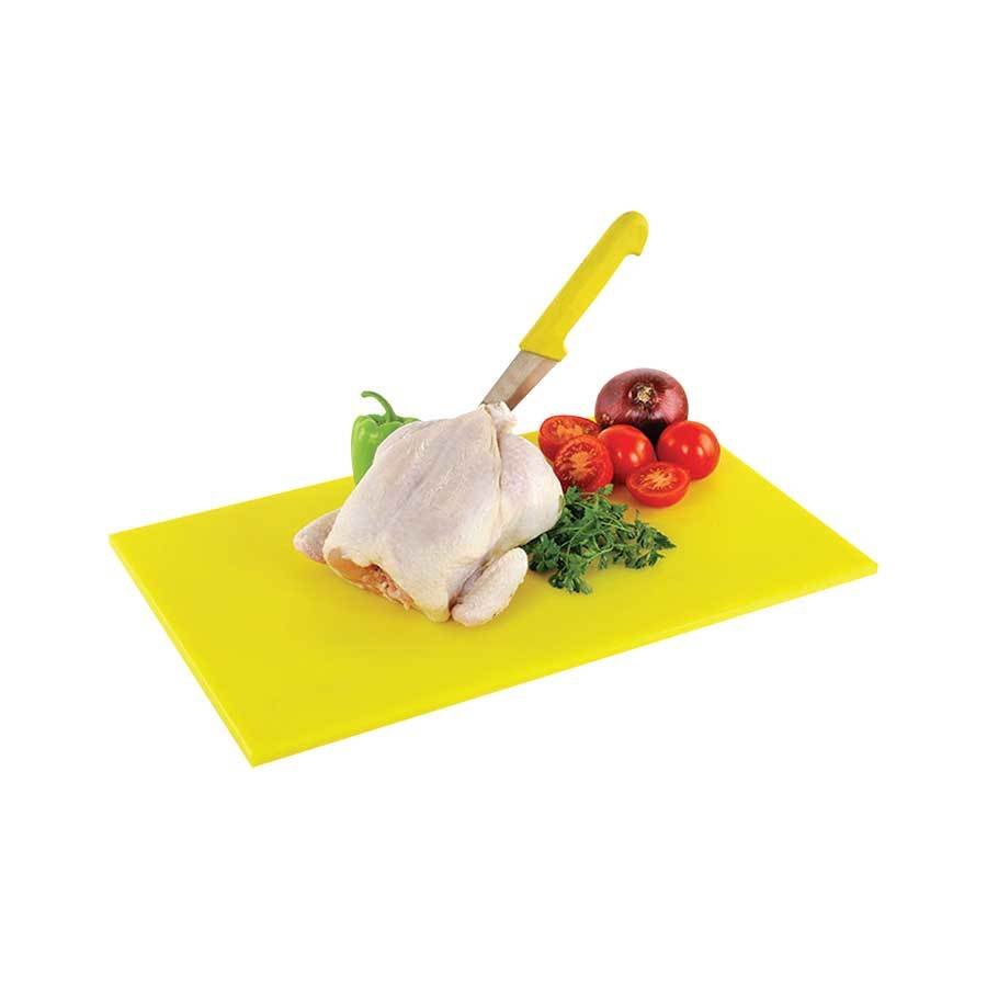 Yelkar Plastic Polyethylene Chopping Board (Yellow)