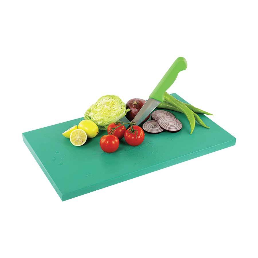 Yelkar Plastic Polyethylene Chopping Board (Green)