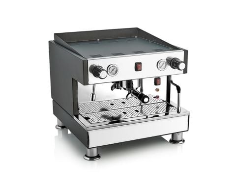 Brawi K-One M 1 GR Yarı Otomatik Espresso Kahve Makinesi, Siyah, 1 Gruplu