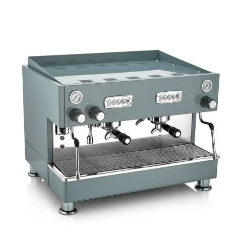 Brawi EFELİ EL Tam Otomatik Espresso Kahve Makinesi, Yeşil, 2 Gruplu