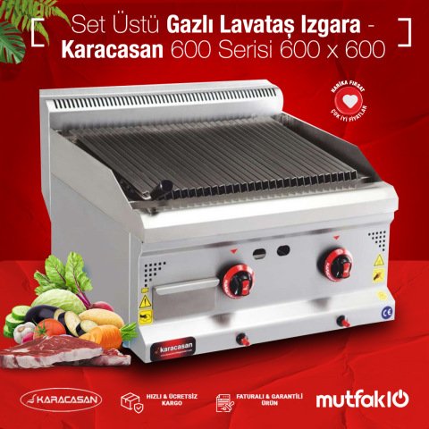 Karacasan 60 Lık Gazlı Lavataşlı Izgara