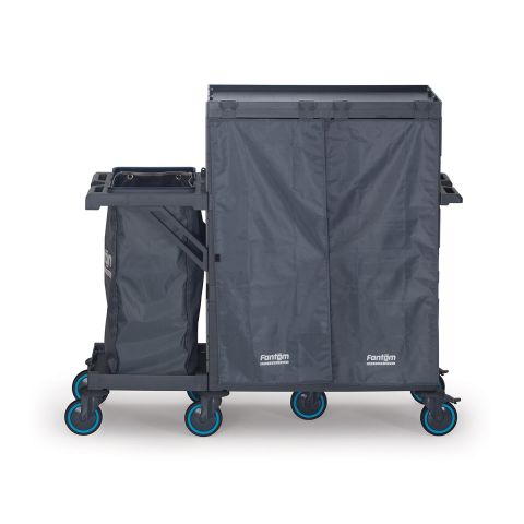 Fantom Procart 434 Canvas Floor Trolley with Drawer, Garbage Compartment