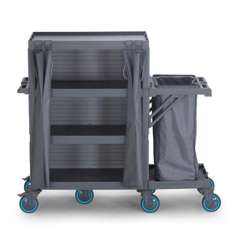 Fantom Procart 432 Canvas Floor Trolley with Garbage Compartment