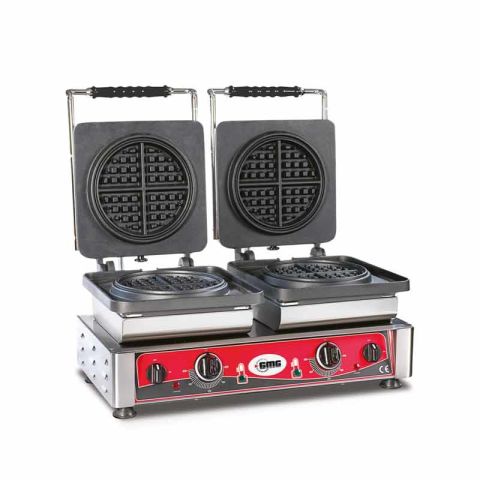 GMG WE 26 Americano Waffle Makinesi, Çift Kapaklı Değiştirilebilir Plaka