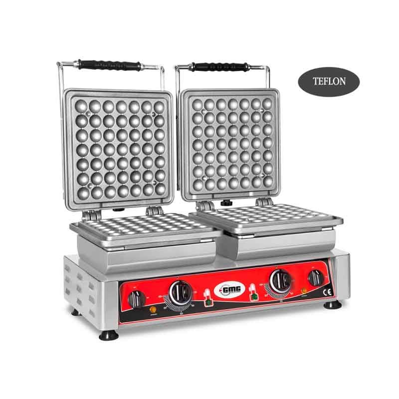 GMG WE 27 S Bubble Waffle Makinesi, Çift Kapaklı Değiştirilebilir Plaka