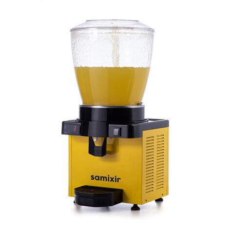 Samixir S22 Panaromik Dijital Soğuk İçecek Dispenseri, 22 L, Sarı