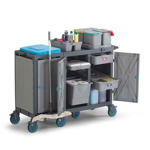 Fantom Procart 426 Floor Trolley with Drawer Accessory Set, Garbage Compartment