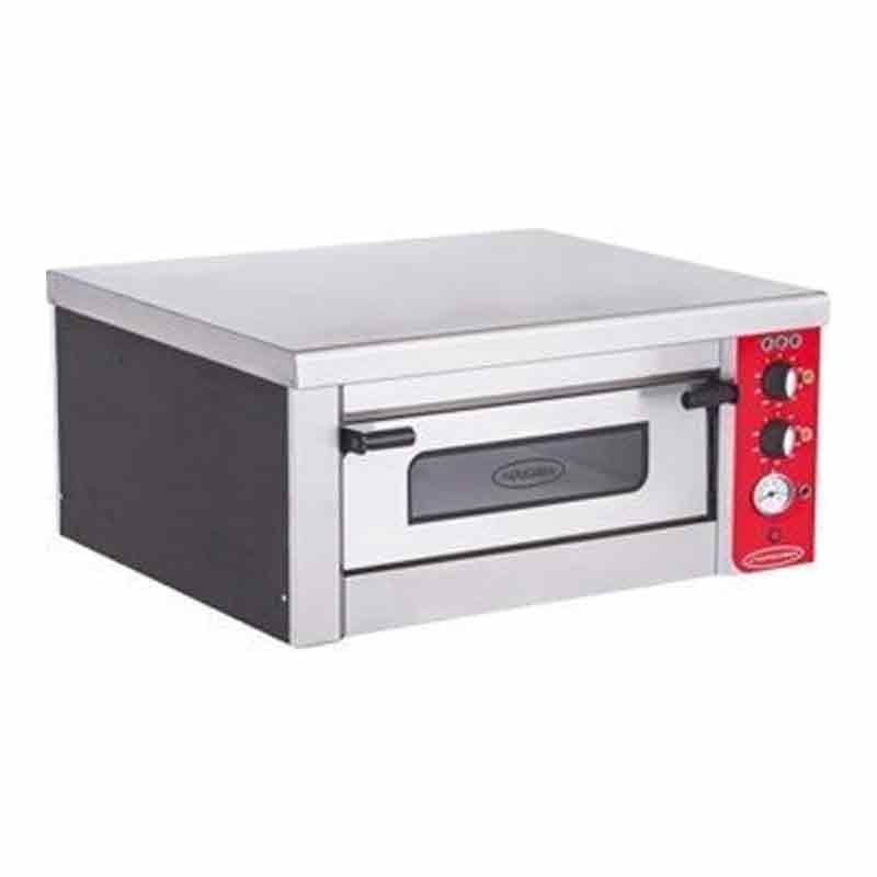 Karacasan Tek Katlı 30cmx4 Elektrikli  Pizza Fırını KRCS-PFE 4 87x72x45 Cm