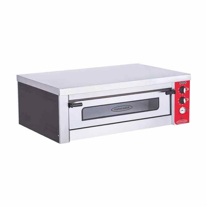 Karacasan Tek Katlı 6x30Cm Elektrikli Pizza Fırını KRCS-PFE 6 118x72x45 Cm