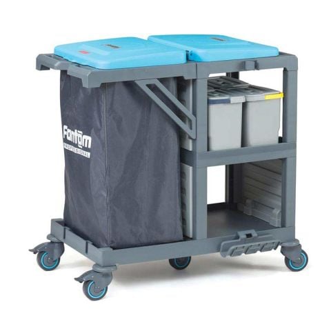Fantom Procart 370 Cleaning Bucket Cleaning Trolley with Garbage Compartment