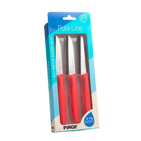 Pirge Pure Line Meyve Bıçağı Seti 9 cm 6'lı – 46010