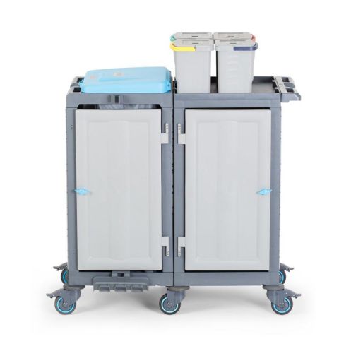 Fantom Procart 383 Cleaning Trolley with Cabinet and Accessory Set