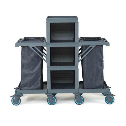 Phantom Procart 401 Floor Trolley with 2 Trash Compartments