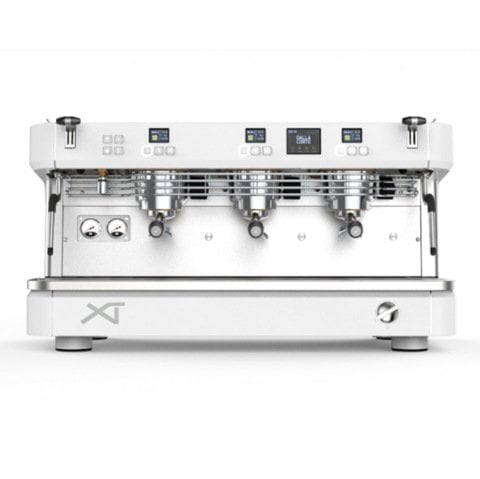 Dalla Corte XT Pro / Barista 3 Gruplu, Beyaz ve Krom Espresso Kahve Makinesi
