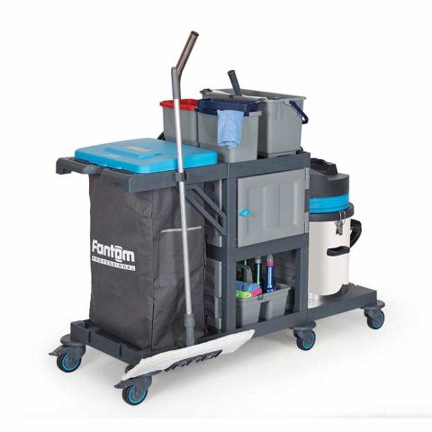 Fantom Procart Vac 901 Combined Cleaning Trolley
