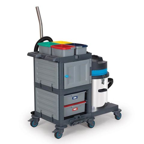 Fantom Procart Vac 902 Combined Cleaning Trolley